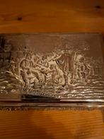 Verzilverde Sigarendoos & Tafelaansteker Set, Ophalen
