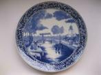 Delfts wandbord handpainted afmeting: 18 cm, Ophalen of Verzenden