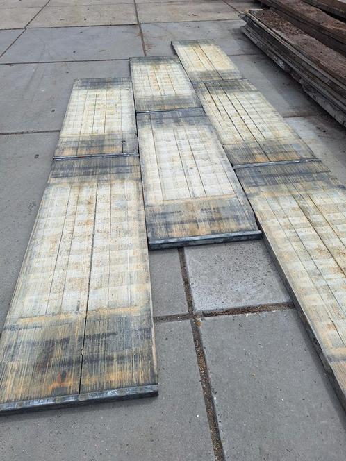 A kwaliteit  lange steenschotten  65x175cm  vlonder  terras, Tuin en Terras, Terrasdelen en Vlonders, Gebruikt, Hout, Ophalen