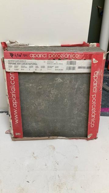 4,3m2 vloertegels dstone ash lekue natural 60x60 beschikbaar voor biedingen