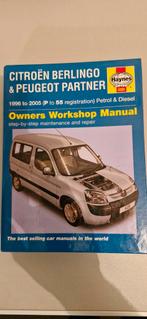 Citroën Berlingo & Peugeot Partner Haynes Handboek, Ophalen of Verzenden, Gelezen, Citroën, Haynes