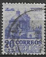 Mexico 1950/1952 - Yvert 631 - Kathedraal Puebla  (ST), Verzenden, Midden-Amerika