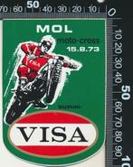 Sticker: Mol Motocross 1973 - Visa - Suzuki, Ophalen of Verzenden, Zo goed als nieuw, Auto of Motor