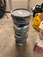 3x 10L Sikkens Rijks Wit Grijs Alpha Mat, Ophalen, Wit, Nieuw, Verf