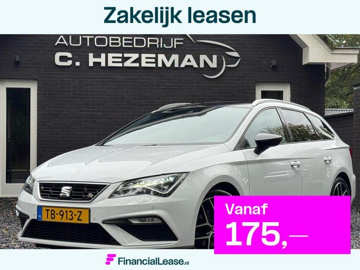 Seat Leon ST 1.4 FR 150PK LED XENON CARPLAY ANDROID VIRTUAL, Auto's, Seat, Bedrijf, Lease, Financial lease, Leon, ABS, Achteruitrijcamera