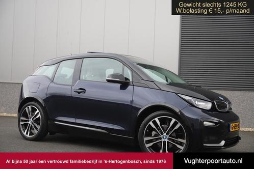 BMW i3 S 184pk Lodge 120Ah 42 kWh/S-dak/H-Kardon/Carplay/Cam, Auto's, BMW, Te koop, i3, ABS, Achteruitrijcamera, Airbags, Airconditioning