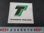 sticker vliegtuig maatschappij logo retro TRANSAVIA, Ophalen, Zo goed als nieuw, Bedrijf of Vereniging