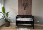 Complete Babykamer zwart - Bed, Commode & Kast, Ophalen, Gebruikt, Jongetje of Meisje