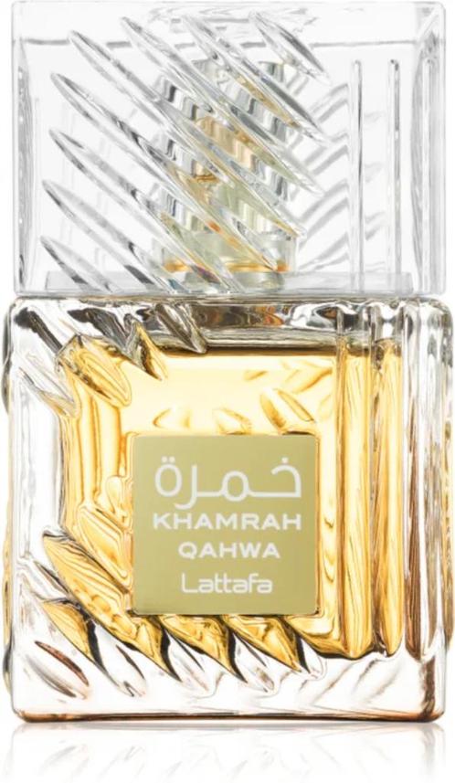 Lattafa - Khamrah Qahwa, Sieraden, Tassen en Uiterlijk, Uiterlijk | Parfum, Nieuw, Ophalen of Verzenden