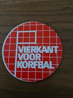 4948 Korfbal Sticker - Vierkant voor Korfbal, Ophalen of Verzenden, Gebruikt, Overige typen