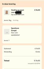 Just Russel hondenbrokken Lamb en rice, Dieren en Toebehoren, Ophalen of Verzenden, Hond