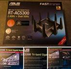 ASUS RT-AC5300 Tri-band Gigabit Router zgan, Ophalen of Verzenden, Zo goed als nieuw