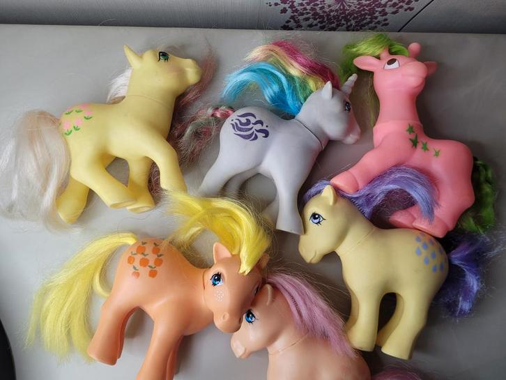 Vintage My little pony paardjes / Hasbro jaren 80, Kinderen en Baby's, Speelgoed | My Little Pony, Gebruikt, Ophalen of Verzenden