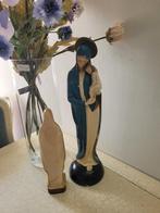 Oud sierlijk Maria beeld, Antiek en Kunst, Curiosa en Brocante, Ophalen of Verzenden