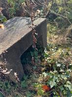 Robuust betonnen bankje (gratis), Tuin en Terras, Tuinbanken, Ophalen, Gebruikt, Overige materialen