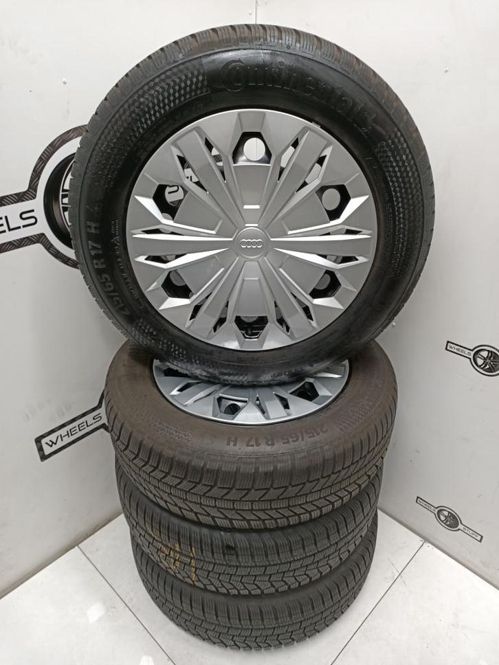 Audi Q3 Staal velgen 17"inch winterbanden 5x112, Auto-onderdelen, Banden en Velgen