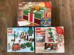 3 Lego Kerst: 40223, 40262, 40292 Sneeuwbol, trein, geschenk, Kinderen en Baby's, Speelgoed | Duplo en Lego, Ophalen of Verzenden