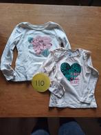 Set van 2 longsleeves maat 110, Kinderen en Baby's, Kinderkleding | Maat 110, Meisje, Palomino (C&A), Ophalen of Verzenden, Zo goed als nieuw