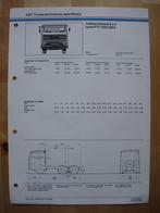 DAF FTT 3300 DKX Technische Specificatie Folder 1982 – 6x4, Boeken, Overige merken, Zo goed als nieuw, Ophalen, DAF Trucks
