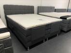 Nieuwe elektrische verstelbare Boxspring Antraciet of Beige, Ophalen, Qeeunsize kingsize verstelbaar elektrisch boxspring bed slaap