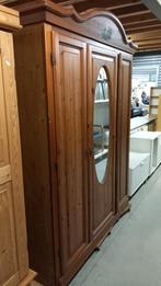 Mooie houten slaapkamerkast, Gebruikt, 200 cm of meer, 150 tot 200 cm, Grenenhout