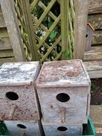 4 grote nestkasten, ophalen voor 10 euro, Dieren en Toebehoren, Ophalen of Verzenden, Gebruikt, Hout, Overige typen