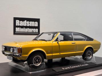 Ford Granada Coupe ( consul ) yellow - 1:18 Touring Modelcar beschikbaar voor biedingen