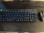 Logitech Keyboard G810 and Mouse G502, Computers en Software, Toetsenborden, Gebruikt, Ophalen of Verzenden, Qwerty, Logitec