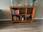 Houten Roomdivider / Boekenkast, Ophalen, Met plank(en), Gebruikt, 100 tot 150 cm