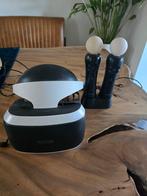 PlayStation VR Headset + Move Controllers, Ophalen of Verzenden, Gebruikt, VR-bril, Sony PlayStation