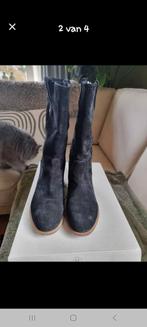 Zusss suede instap laarsjes 41, Kleding | Dames, Schoenen, Ophalen of Verzenden, Zo goed als nieuw, Zwart