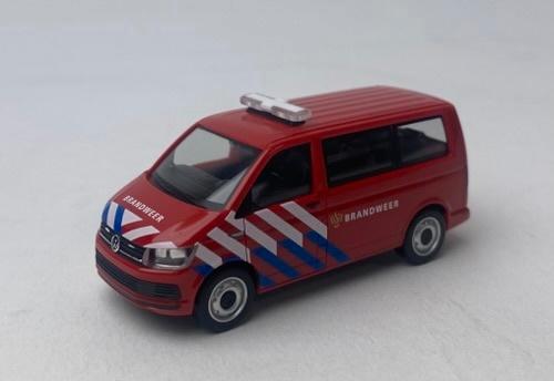 JSN Herpa 1:87 Volkswagen T6 Nederlandse Brandweer, Hobby en Vrije tijd, Modelauto's | 1:87, Nieuw, Auto, Herpa, Ophalen of Verzenden