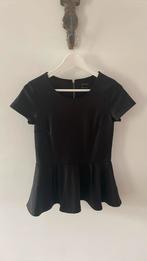Zgan peplum top van Esmara, Zwart, Zo goed als nieuw, Korte mouw, Maat 36 (S)
