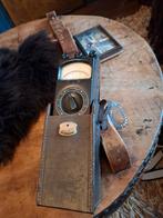 Vintage Hartmann & Braun Meter in lederen etui, Antiek en Kunst, Antiek | Gereedschap en Instrumenten, Ophalen of Verzenden