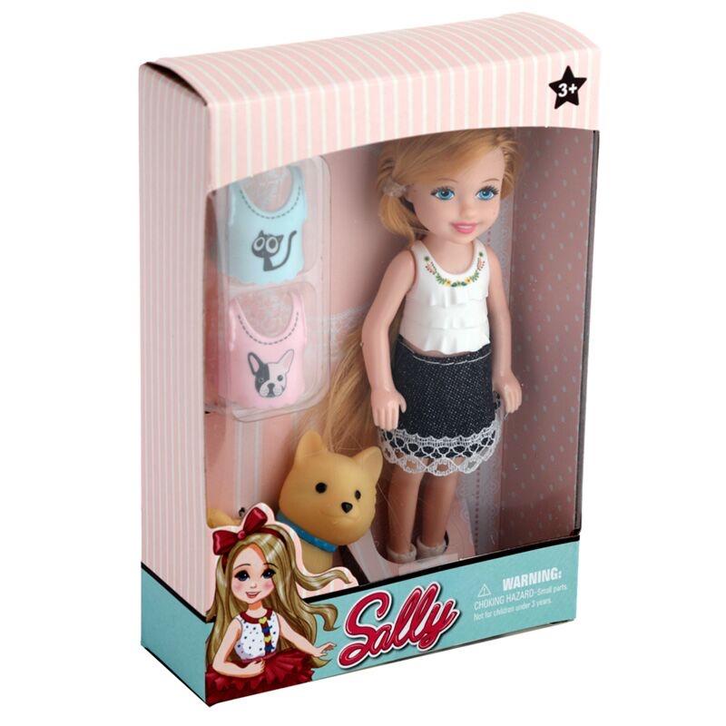 Nieuwe Sally Pop met Accessoires, Kinderen en Baby's, Speelgoed | Poppen, Ophalen of Verzenden, Nieuw, Babypop