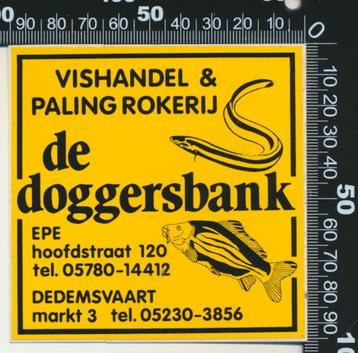 Sticker: De Doggersbank Vishandel en Paling Rokerij - Epe - 