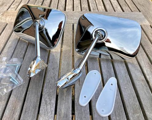 Chrome oldtimer spiegels type Cipa 2, chroom spiegel, Auto diversen, Auto-accessoires, Nieuw, Ophalen of Verzenden