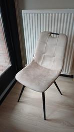 Eetkamerstoelen beige 4stuks, Huis en Inrichting, Stoelen, Ophalen, Overige materialen, Overige kleuren, Zo goed als nieuw