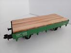 Marklin 5481 Spoor 1 Lageboordwagen met belading., Hobby en Vrije tijd, Wisselstroom, Wagon, Ophalen of Verzenden, Zo goed als nieuw