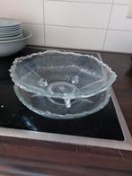 Glazen Fruit uitlek schaal plusminus 25 cm, Gebruikt, Schaal, Ophalen of Verzenden, Glas