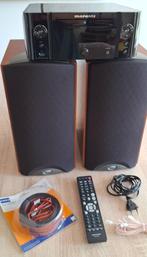 Marantz CD Receiver M-CR611 inclusief Klipsch luidsprekers., Zo goed als nieuw, 60 tot 120 watt, Stereo, Ophalen
