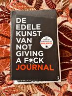 De Edele Kunst van Not Giving a F*ck Journal - Mark Manson, Ophalen of Verzenden, Zo goed als nieuw, Overige onderwerpen