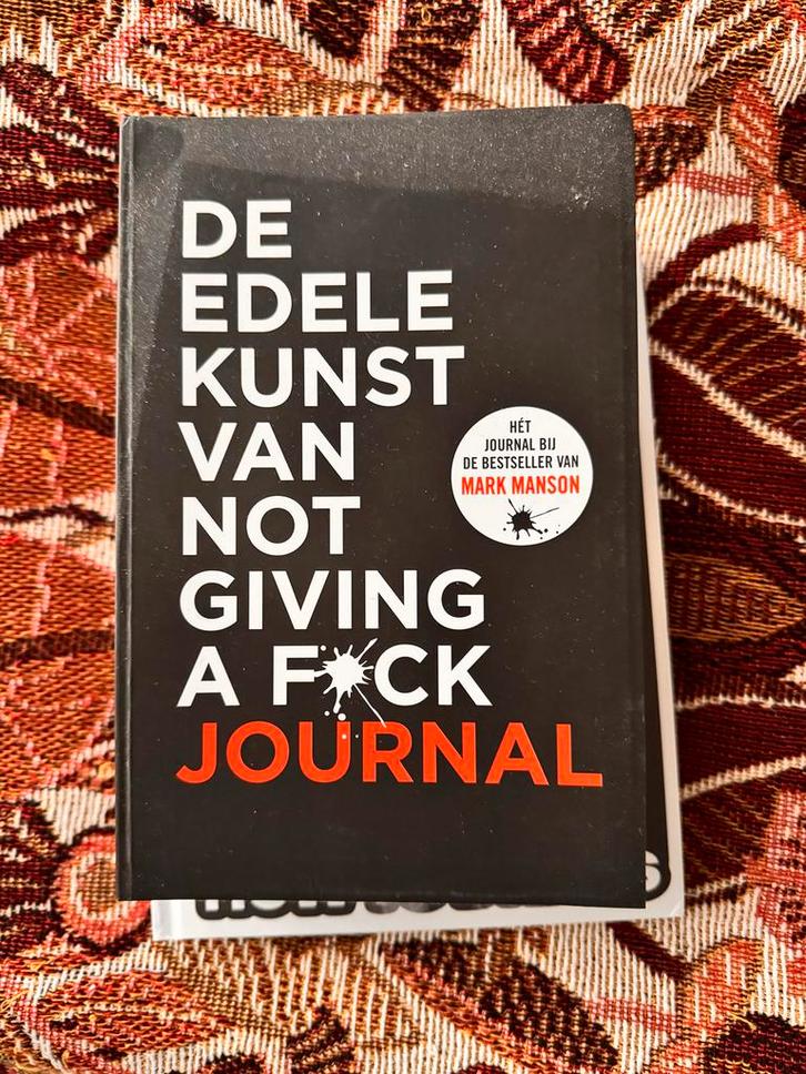 De Edele Kunst van Not Giving a F*ck Journal - Mark Manson, Boeken, Psychologie, Zo goed als nieuw, Overige onderwerpen, Ophalen of Verzenden