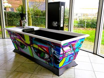 NIEUW HOTTUB ligbad voor buiten geen rook, geen chloor! beschikbaar voor biedingen