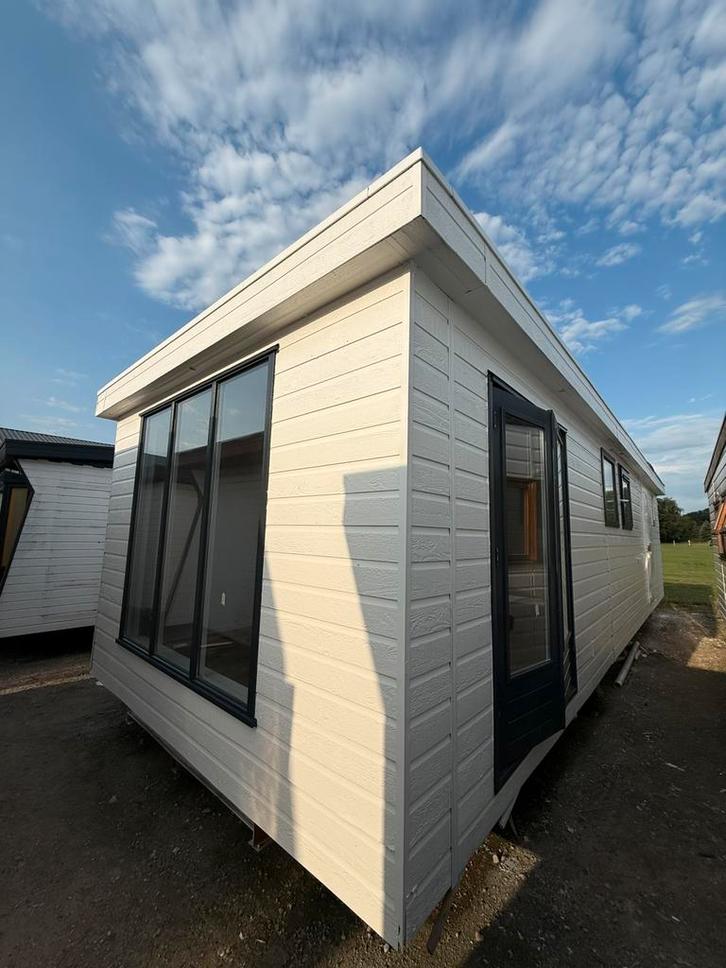 Chalet winterhard, Caravans en Kamperen, Stacaravans, tot en met 2, Ophalen of Verzenden