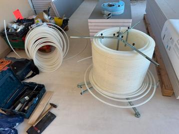 Henco vloerverwarming 16 mm buis, rol 317 en 83 meter beschikbaar voor biedingen