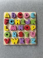 Houten alfabet puzzel, 2 tot 4 jaar, 10 tot 50 stukjes, Ophalen of Verzenden, Zo goed als nieuw