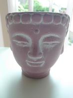 bloempot pot Buddha, Rond, Zo goed als nieuw, Aardewerk, Tuin