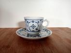 Jaeger Jäger Blau Saks Kop en Schotel, Huis en Inrichting, Keuken | Servies, Gebruikt, Ophalen of Verzenden, Overige stijlen, Kop(pen) en/of Schotel(s)
