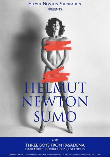 Helmut Newton Sumo tentoonstellingsposter 2009, Berlijn beschikbaar voor biedingen